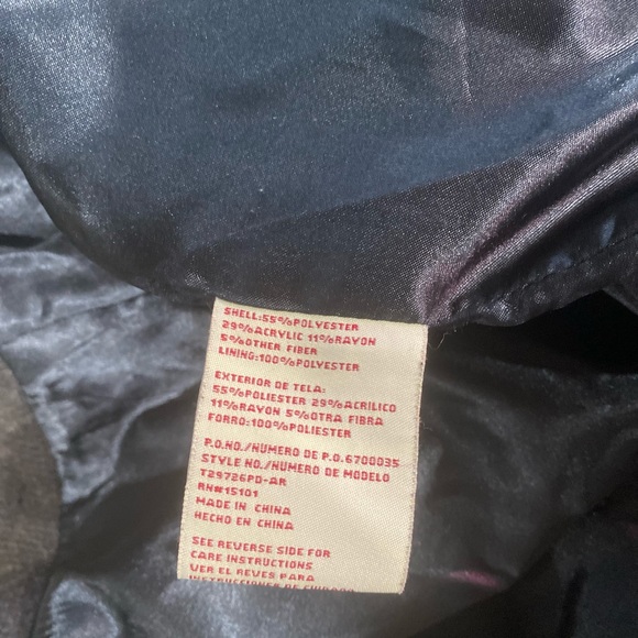 H2j peacoat fully lined. Size L - Picture 6 of 9